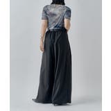 【Lui's】ウエストギャザーデザインワイドPT | PAL GROUP OUTLET | 詳細画像13 