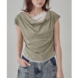 KHK | 【mline】オフショルレースフレンチT | PAL GROUP OUTLET