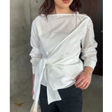 【CAPRICIEUX LE'MAGE】アシメリボンブラウス | PAL GROUP OUTLET | 詳細画像7