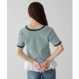 【Kastane】ボーダー刺繍TEE | PAL GROUP OUTLET | 詳細画像7