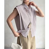 【DouDou】W ダブルタックストライプシャツ | PAL GROUP OUTLET | 詳細画像6