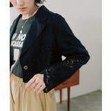 BK | 【RIVE DROITE】カットワークショートJK | PAL GROUP OUTLET