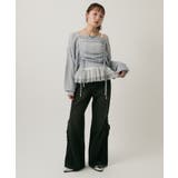 【w closet】フリルデニムフレアPT | PAL GROUP OUTLET | 詳細画像12