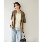【Discoat】【Noka】2WAY裾レース半袖ニット | PAL GROUP OUTLET | 詳細画像12