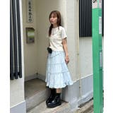 【Discoat】【umm】ランダムフリルミドルスカート | PAL GROUP OUTLET | 詳細画像5