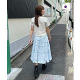 【Discoat】【umm】ランダムフリルミドルスカート | PAL GROUP OUTLET | 詳細画像6