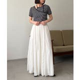 【CAPRICIEUX LE'MAGE】アシメレイヤードボーダーT | PAL GROUP OUTLET | 詳細画像3