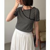 【CAPRICIEUX LE'MAGE】アシメレイヤードボーダーT | PAL GROUP OUTLET | 詳細画像7