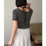 【CAPRICIEUX LE'MAGE】アシメレイヤードボーダーT | PAL GROUP OUTLET | 詳細画像8