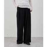 BLK | 【SHENERY】3タックスラックスパンツ | PAL GROUP OUTLET