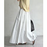 WH | 【DouDou】切替タックギャザースカート | PAL GROUP OUTLET