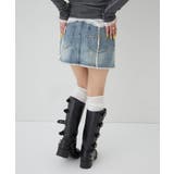 【WHO'S WHO gallery】スタッズデニムミニSK | PAL GROUP OUTLET | 詳細画像4 