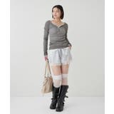 【WHO'S WHO gallery】ダブルウエストサテンロゴショーツ | PAL GROUP OUTLET | 詳細画像24 