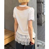 【w closet】ホルターレイヤードニットT | PAL GROUP OUTLET | 詳細画像30 