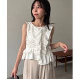 【CAPRICIEUX LE'MAGE】アシメフリルノースリT | PAL GROUP OUTLET | 詳細画像5