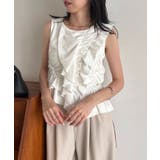 【CAPRICIEUX LE'MAGE】アシメフリルノースリT | PAL GROUP OUTLET | 詳細画像7