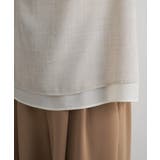 【Loungedress】麻調ドレープBL | PAL GROUP OUTLET | 詳細画像14 