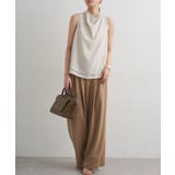 【Loungedress】麻調ドレープBL | PAL GROUP OUTLET | 詳細画像1 
