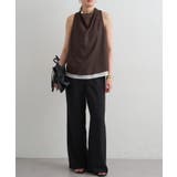 【Loungedress】麻調ドレープBL | PAL GROUP OUTLET | 詳細画像15 