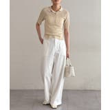 【Loungedress】シアーリブポロKN | PAL GROUP OUTLET | 詳細画像2 