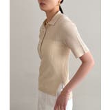 【Loungedress】シアーリブポロKN | PAL GROUP OUTLET | 詳細画像7 
