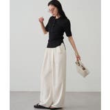 【Loungedress】シアーリブポロKN | PAL GROUP OUTLET | 詳細画像11 