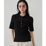 【Loungedress】シアーリブポロKN | PAL GROUP OUTLET | 詳細画像13 