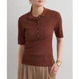 BR | 【Loungedress】シアーリブポロKN | PAL GROUP OUTLET