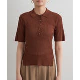 【Loungedress】シアーリブポロKN | PAL GROUP OUTLET | 詳細画像24 