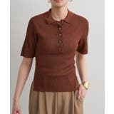 【Loungedress】シアーリブポロKN | PAL GROUP OUTLET | 詳細画像20 