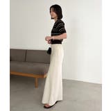 【CAPRICIEUX LE'MAGE】ワッフルボーダーニット | PAL GROUP OUTLET | 詳細画像4