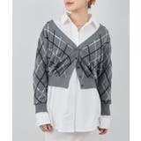 【SHENERY】アーガイルニットカーディガン | PAL GROUP OUTLET | 詳細画像45