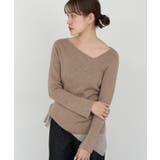 BEG | 【SHENERY】アシンメトリーリブニット | PAL GROUP OUTLET