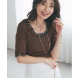 BR | 【La boutique BonBon】クールタッチUVレース付きラメリブKN | PAL GROUP OUTLET