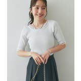SV | 【La boutique BonBon】クールタッチUVレース付きラメリブKN | PAL GROUP OUTLET