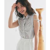 SAX | 【La boutique BonBon】アームギャザーストライプノースリS… | PAL GROUP OUTLET