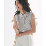【La boutique BonBon】アームギャザーストライプノースリS… | PAL GROUP OUTLET | 詳細画像2