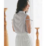 【La boutique BonBon】アームギャザーストライプノースリS… | PAL GROUP OUTLET | 詳細画像4