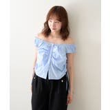 【mline】ギャザーフレンチブラウス | PAL GROUP OUTLET | 詳細画像18