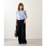 【mline】ギャザーフレンチブラウス | PAL GROUP OUTLET | 詳細画像23