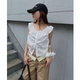 【mline】ギャザーフレンチブラウス | PAL GROUP OUTLET | 詳細画像35