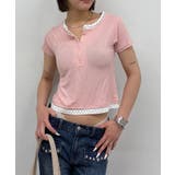 PINK/DOT | 【WHO'S WHO gallery】レイヤードヘンリーS/Sトップス | PAL GROUP OUTLET