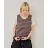 【Kastane】THERMAL BORDER TANK TOP | PAL GROUP OUTLET | 詳細画像3