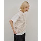 【Kastane】THERMAL BORDER TANK TOP | PAL GROUP OUTLET | 詳細画像11