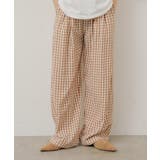 CML | 【Kastane】GINGHAM CHECK SLEEPING PANTS | PAL GROUP OUTLET