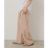 【Kastane】GINGHAM CHECK SLEEPING PANTS | PAL GROUP OUTLET | 詳細画像2