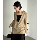 BEIGE | 【CAPRICIEUX LE'MAGE】深VネックJK PO | PAL GROUP OUTLET
