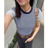【Ciaopanic】クレイジーパターンコンパクトボーダーTee | PAL GROUP OUTLET | 詳細画像7