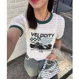 IVORY | 【Ciaopanic】モーターロゴフリルリンガーTee | PAL GROUP OUTLET