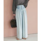 【La boutique BonBon】ハイウエストバギーデニムPT | PAL GROUP OUTLET | 詳細画像1